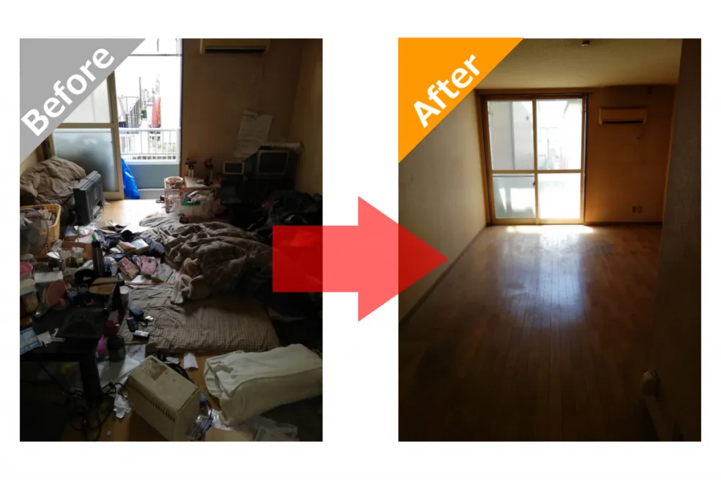 西尾市 Kさま 1DK 50,000円 遺品整理