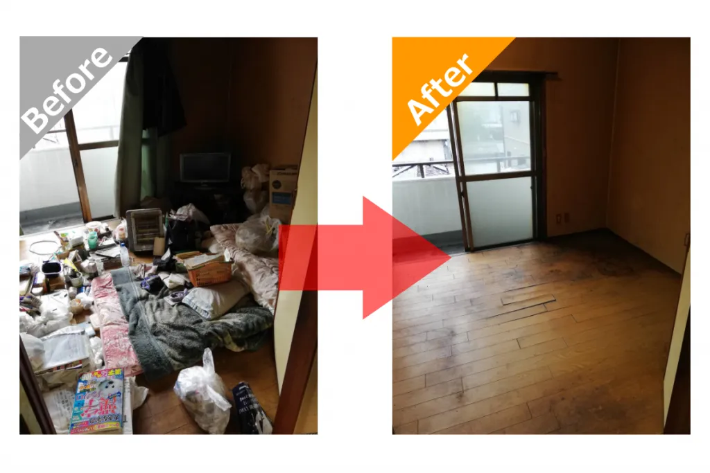 名古屋市北区 Mさま 1K 45,000円 遺品整理