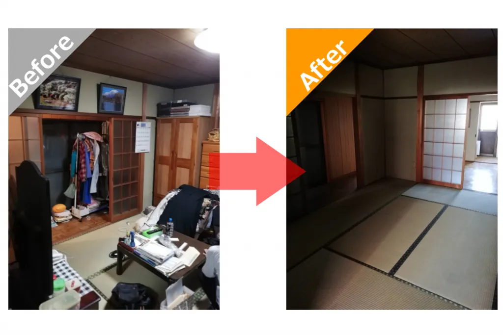 岐阜市 Tさま 戸建て 200,000円 遺品整理(貴重品を見つける作業)